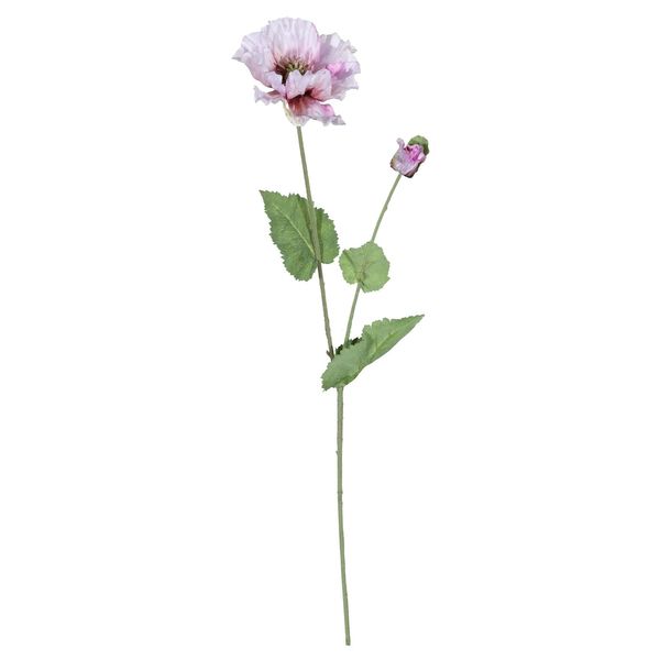 Poppy Spray - Lilac - 73cm
