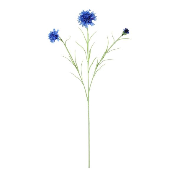 Cornflower Spray X 3 - Dark Blue - 65cm