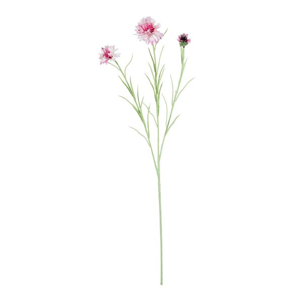 Cornflower Spray X 3 - Pink - 65cm