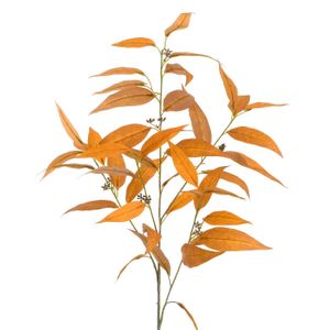 100cm Leaf Spray Orange