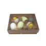Box of 6 eggs with chicks 18x14x5cm