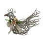Willow Chicken with flowers 28x14x21cm