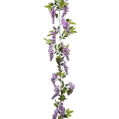 210cm Wisteria Garland Lavender