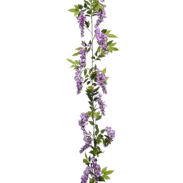210cm Wisteria Garland Lavender