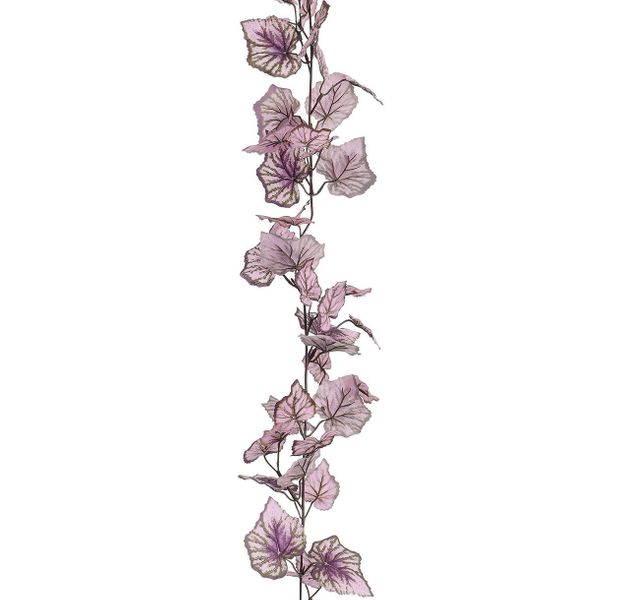 183cm Angel Leaf Garland Purple