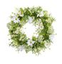 38cm Daisy Wreath Cream