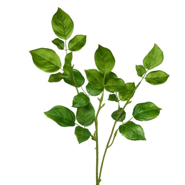 92cm Rose Leaf Spray x3