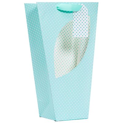 Mint Polka Medium Orchid Bag