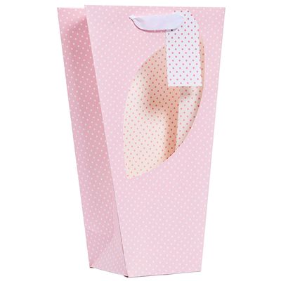 Pink Polka Medium Orchid Bag