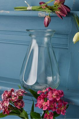 Glass Olpe Vase 19.5x13.5cm