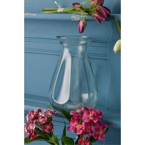 Glass Olpe Vase 19.5x13.5cm