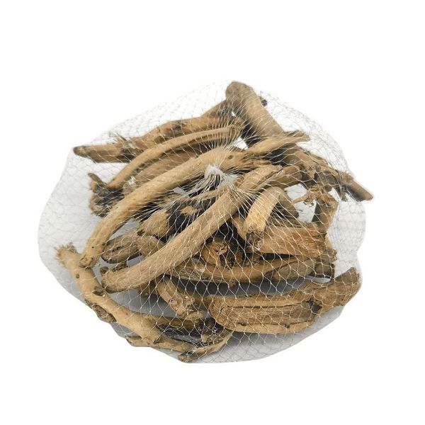 Netted bag of driftwood 100g