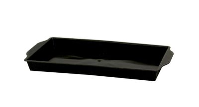 Floral Tray Black pk of 10