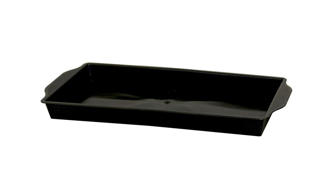 Floral Tray Black pk of 10