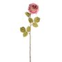 Artificial Etching Rose Stem Dark Pink 64cm