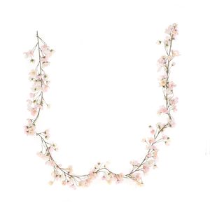 Artificial Cherry Blossom Garland Pink  180cm