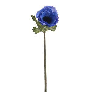 Olivia Anemone Stem Blue 38Cm
