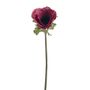 Olivia Anemone Stem Burgundy 38Cm