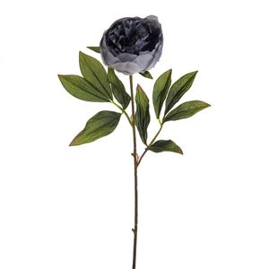 Amelia Peony Stem Light Grey 63Cm