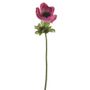ANEMONE SINGLE STEM PINK 35CM