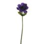 ANEMONE SINGLE STEM DARK PURPLE 35CM
