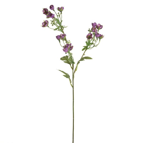 BUTTERCUP SPRAY DARK PINK 63CM