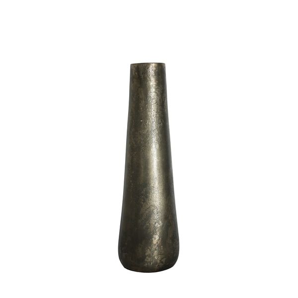 Poseidon Tapered Vase - Antique Silver - Small -H49cm x Dia15.5cm