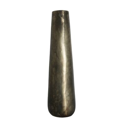 Poseidon Tapered Vase -  Antique Silver - Large - H58 x Dia17cm