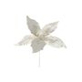 Poinsettia Stem White 26cm