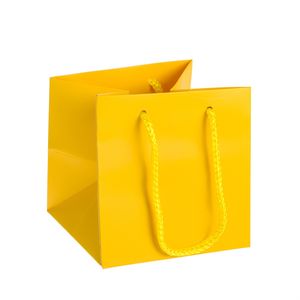 Hand Tie Bag Yellow H17cm X10