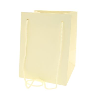 Hand Tie Bag 19 x 25cm- Pearlised Cream