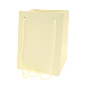 Hand Tie Bag 19 x 25cm- Pearlised Cream