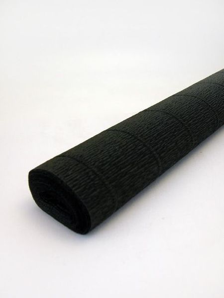 Crepe Paper 50X250cm 602 Black