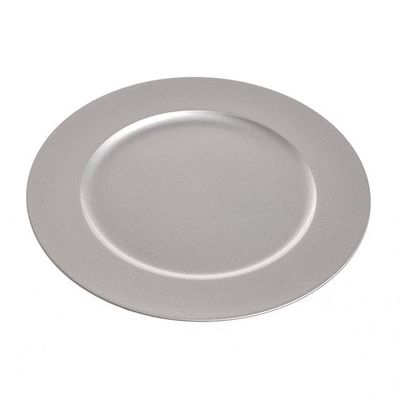 Charger Plate Silver Metallic 33Cm