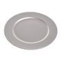 Charger Plate Silver Metallic 33Cm