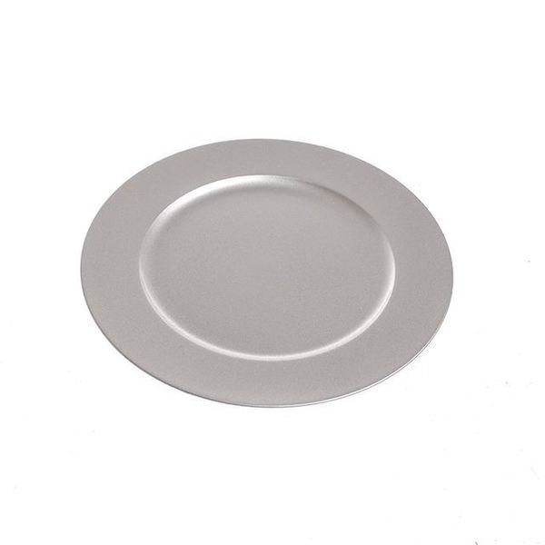 Charger Plate Metallic Silver 20Cm