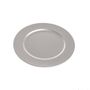 Charger Plate Metallic Silver 20Cm