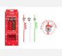 Christmas Jumbo Flexible Straws