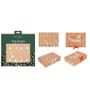 Pack of 2 Christmas Kraft Gift Boxes with Ribbon Tie (2 Designs)