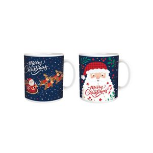 Merry Christmas Santa Mug (Assorted Designs)