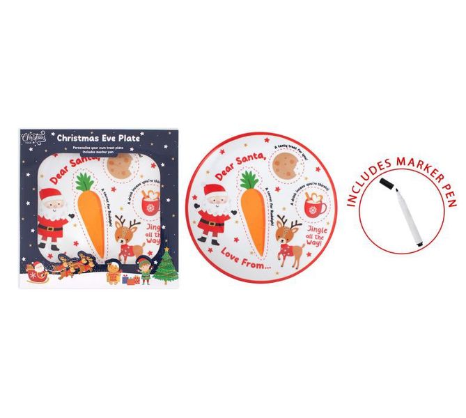 Santa & Friends Christmas Eve Plate