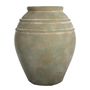 Antique Green Terracotta Rope Pot - H31.5 x Dia26.5cm