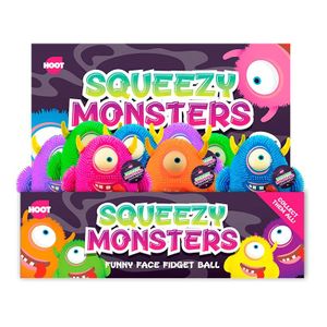Squeezy Monster Funny Face Fidget Ball (Assorted)_1