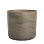 Basalt Terracotta Pillar Pot - D26 x H23cm