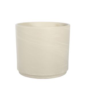 Granite Terracotta Pillar Pot - D24 x H21cm