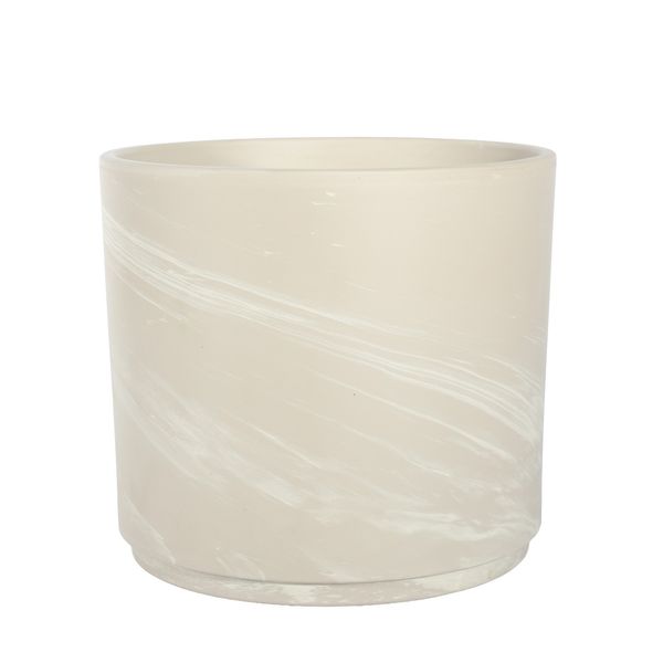 Granite Terracotta Pillar Pot -D27 x H24cm