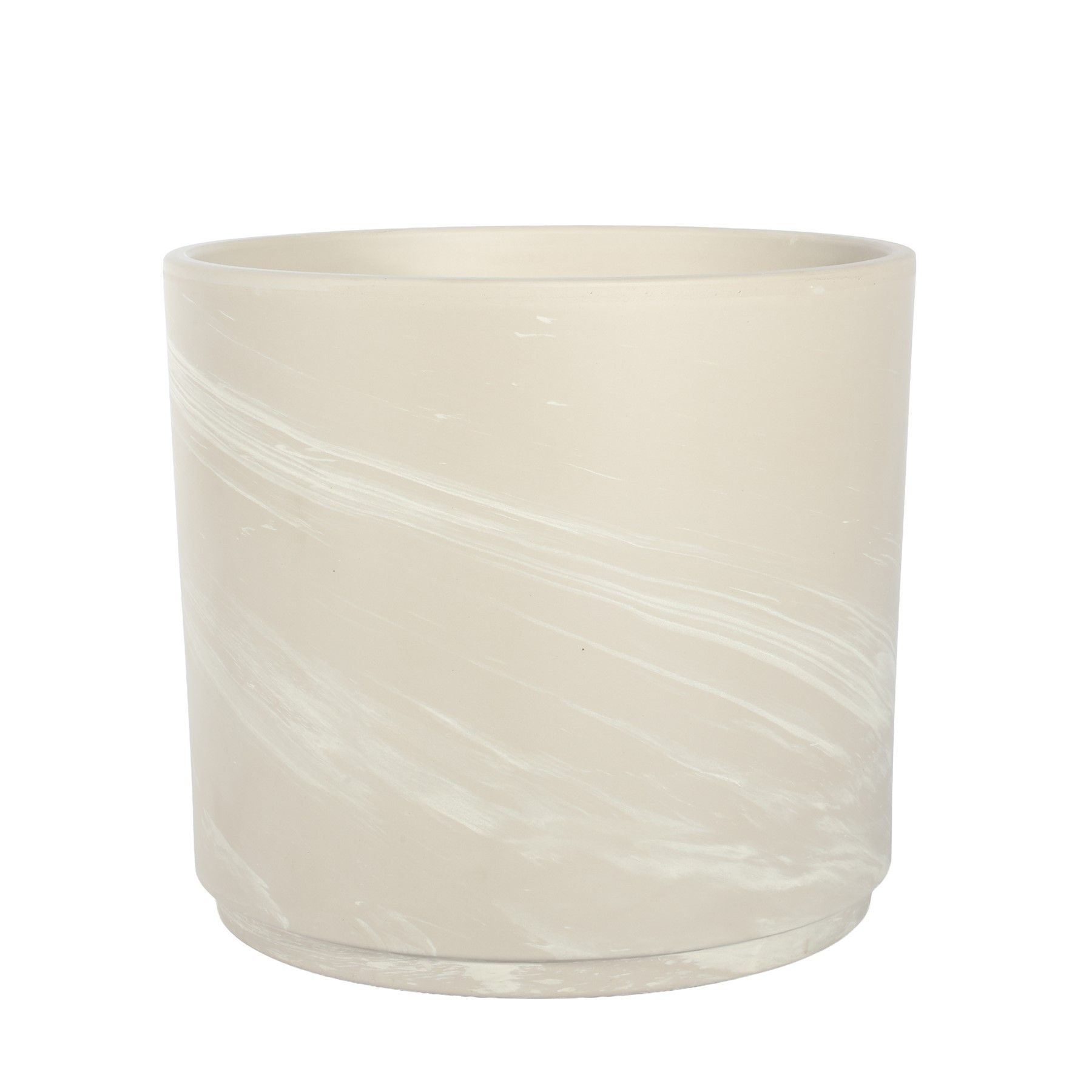 Granite Terracotta Pillar Pot -D27 x H24cm