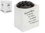 Memorial Glazed Grave Flower Pot Mum Des C/Box W/Pf        