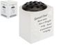 Memorial Glazed Grave Flower   Pot Dad Des C/Box W/Pf        
