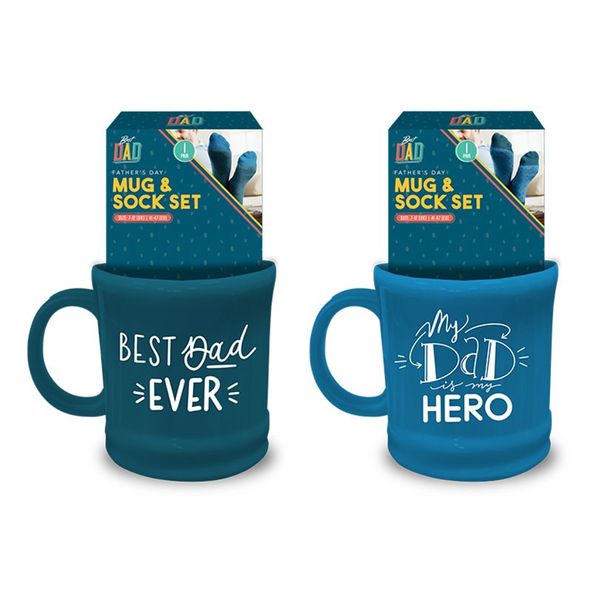 Fathers Day Mug& Socks Set (Assorted)